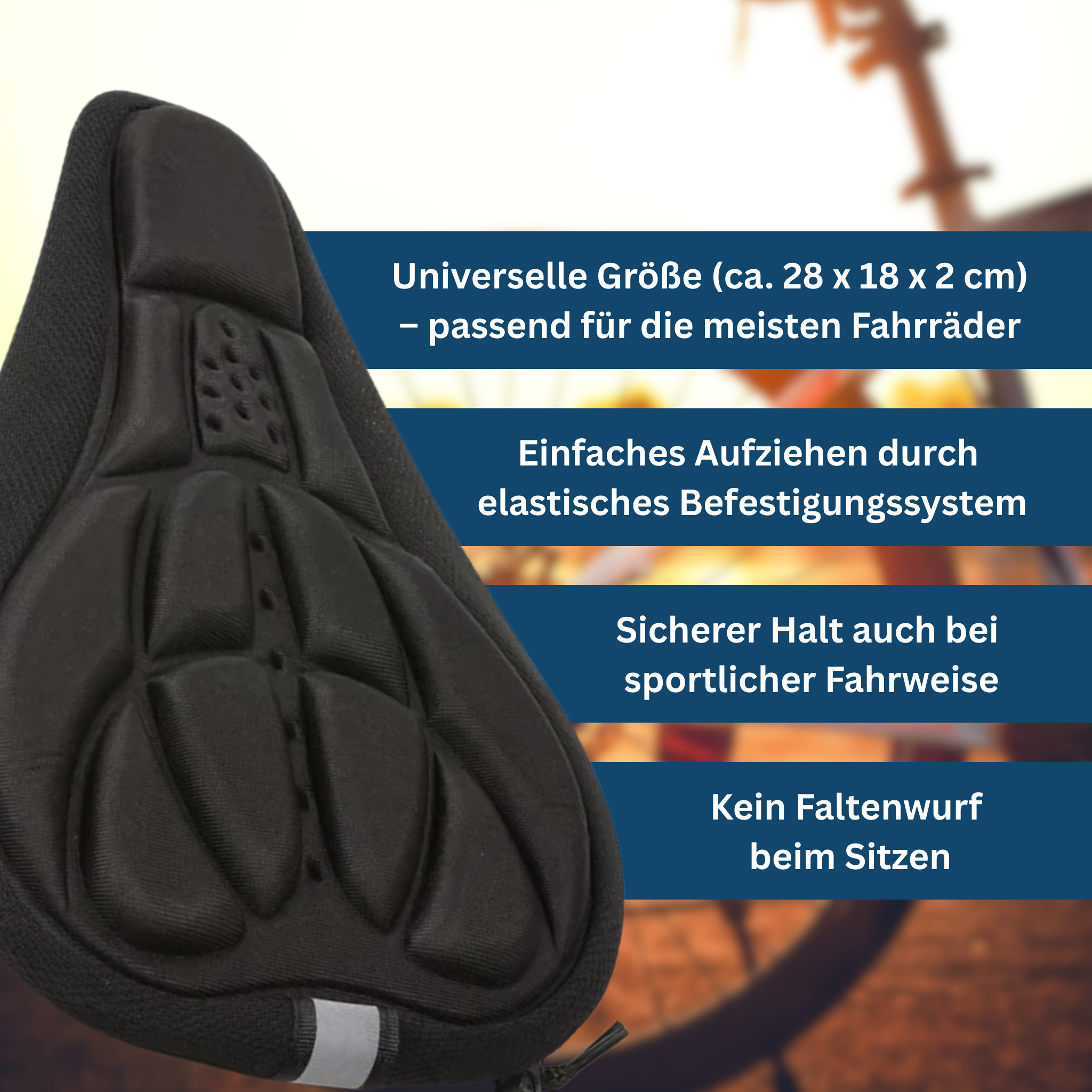 Soft Seat Cover for Bicycle Saddle