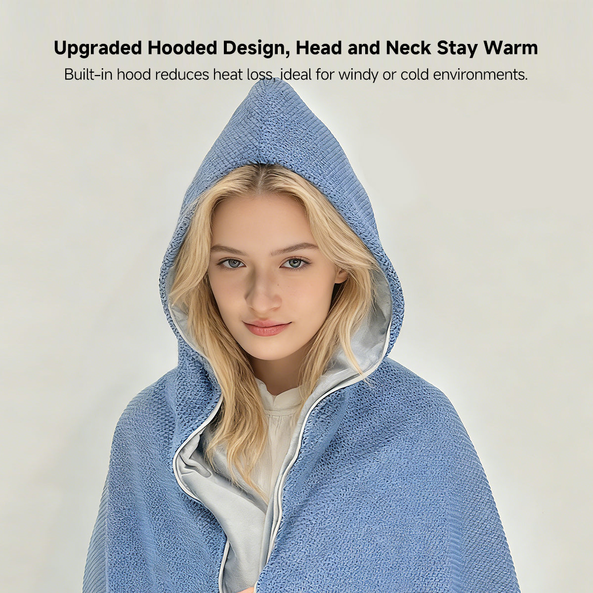 Heating Shawl with Graphene – Cordless Design