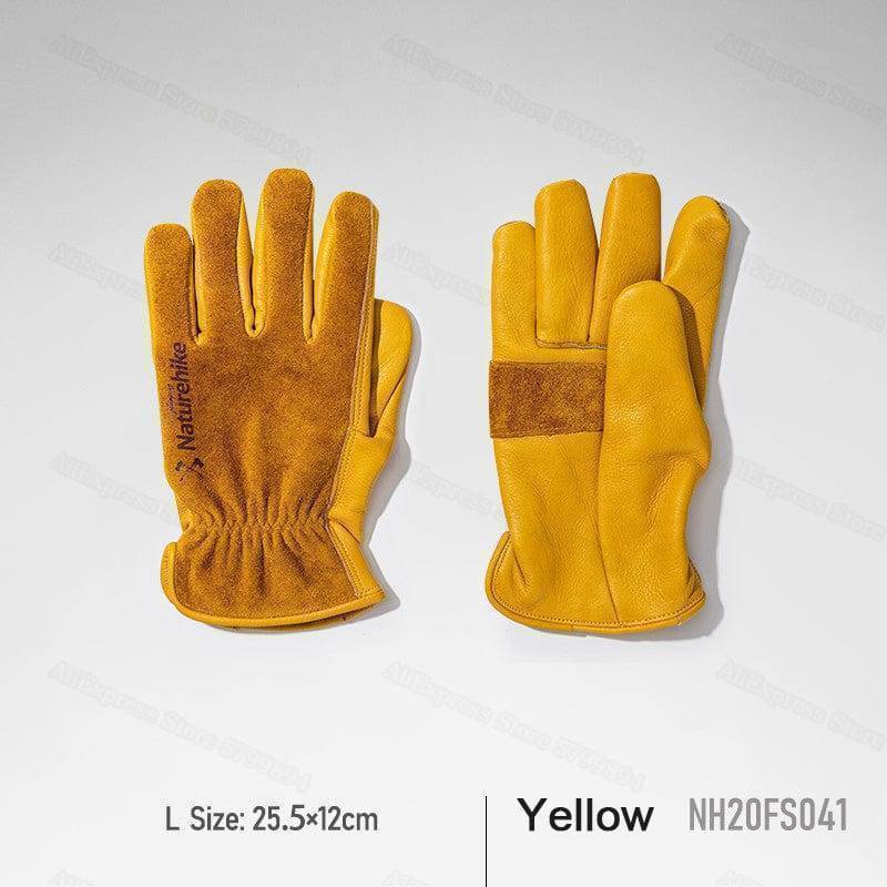 Protective Work Gloves Made from Cowhide Leather