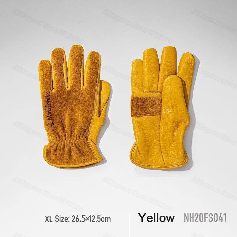 Protective Work Gloves Made from Cowhide Leather