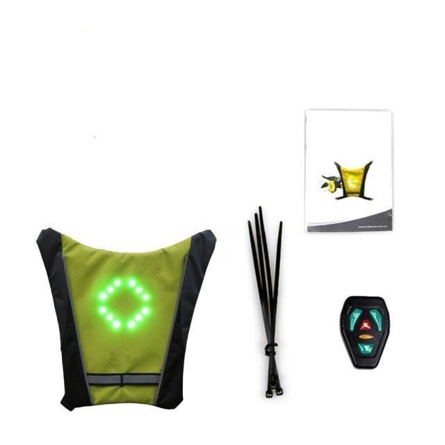 Remote-Controlled Vest with Signal Light for Cycling Safety