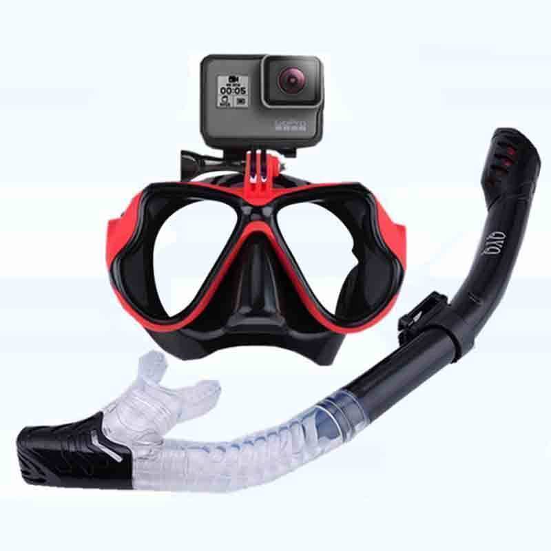 Snorkeling Set with Camera Mount and Diving Mask