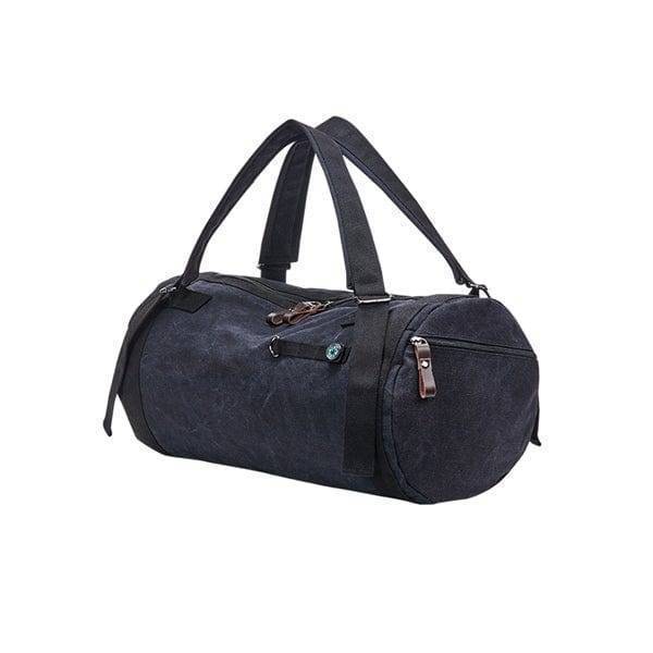 Sturdy Canvas Shoulder Bag with Bucket Design