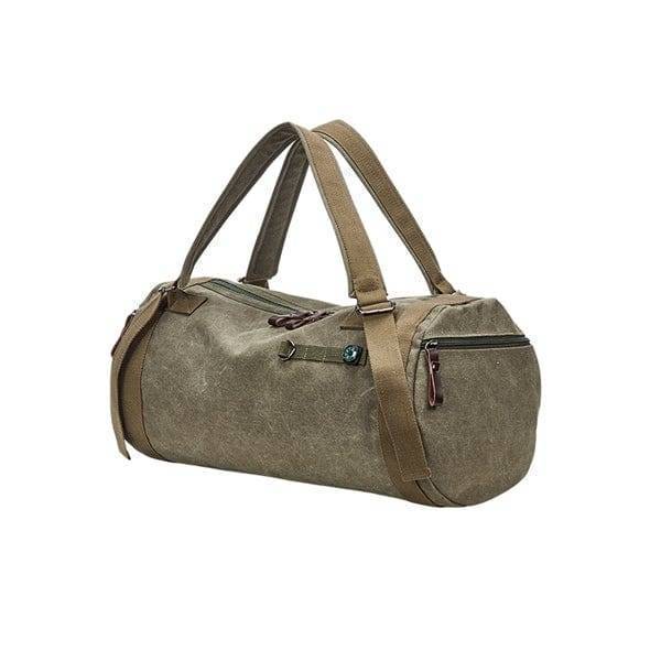 Sturdy Canvas Shoulder Bag with Bucket Design