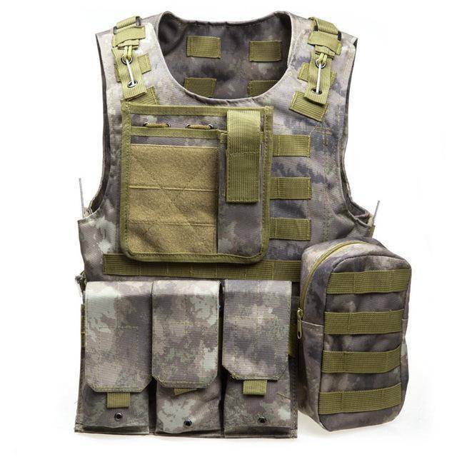 Tactical Vest with Modular Plate Carrier - Durable Design