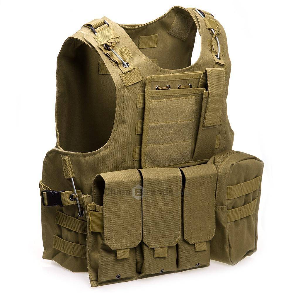 Tactical Vest with Modular Plate Carrier - Durable Design