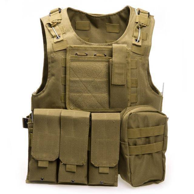 Tactical Vest with Modular Plate Carrier - Durable Design
