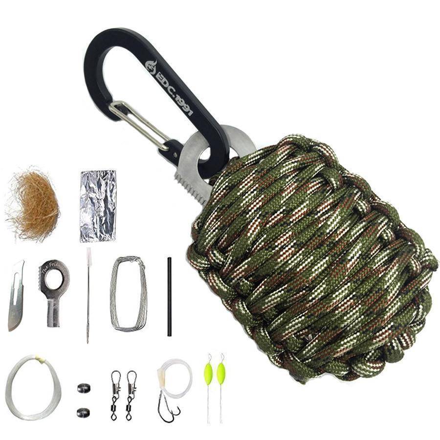 Survival Kit in Grenade Shape for Everyday Carry