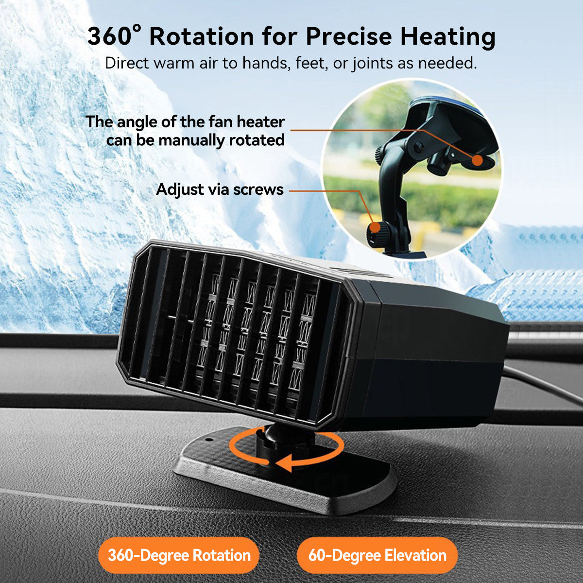 Electric Heater for Trike and Quadricycle