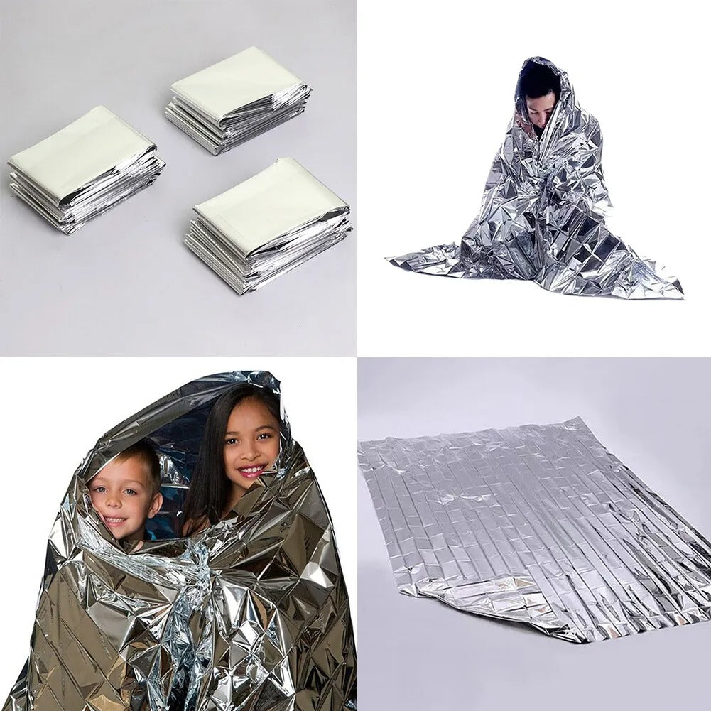 Survival Waterproof Space Blanket - Thermal Mylar Emergency Gear