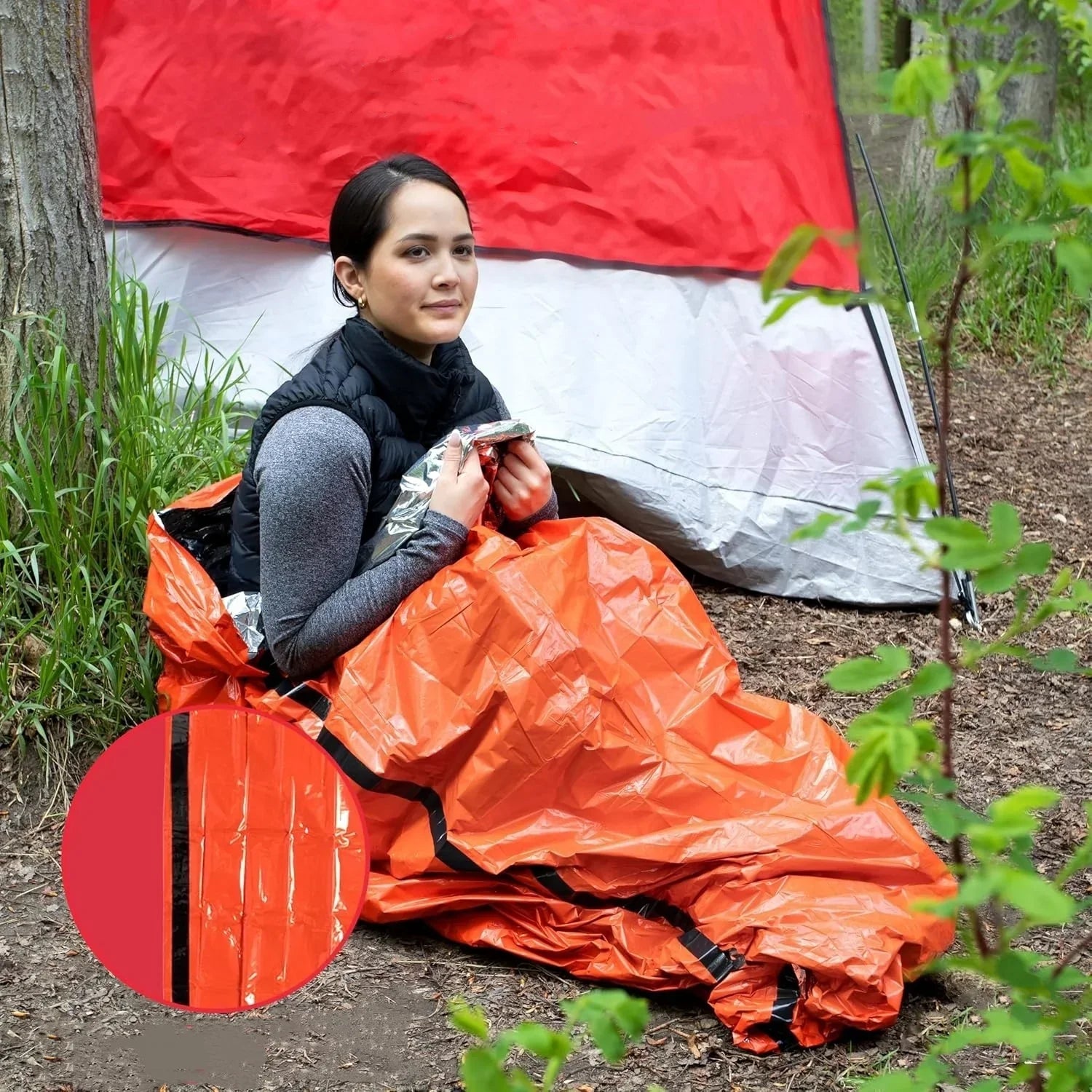 Thermal Rain Poncho for Emergencies