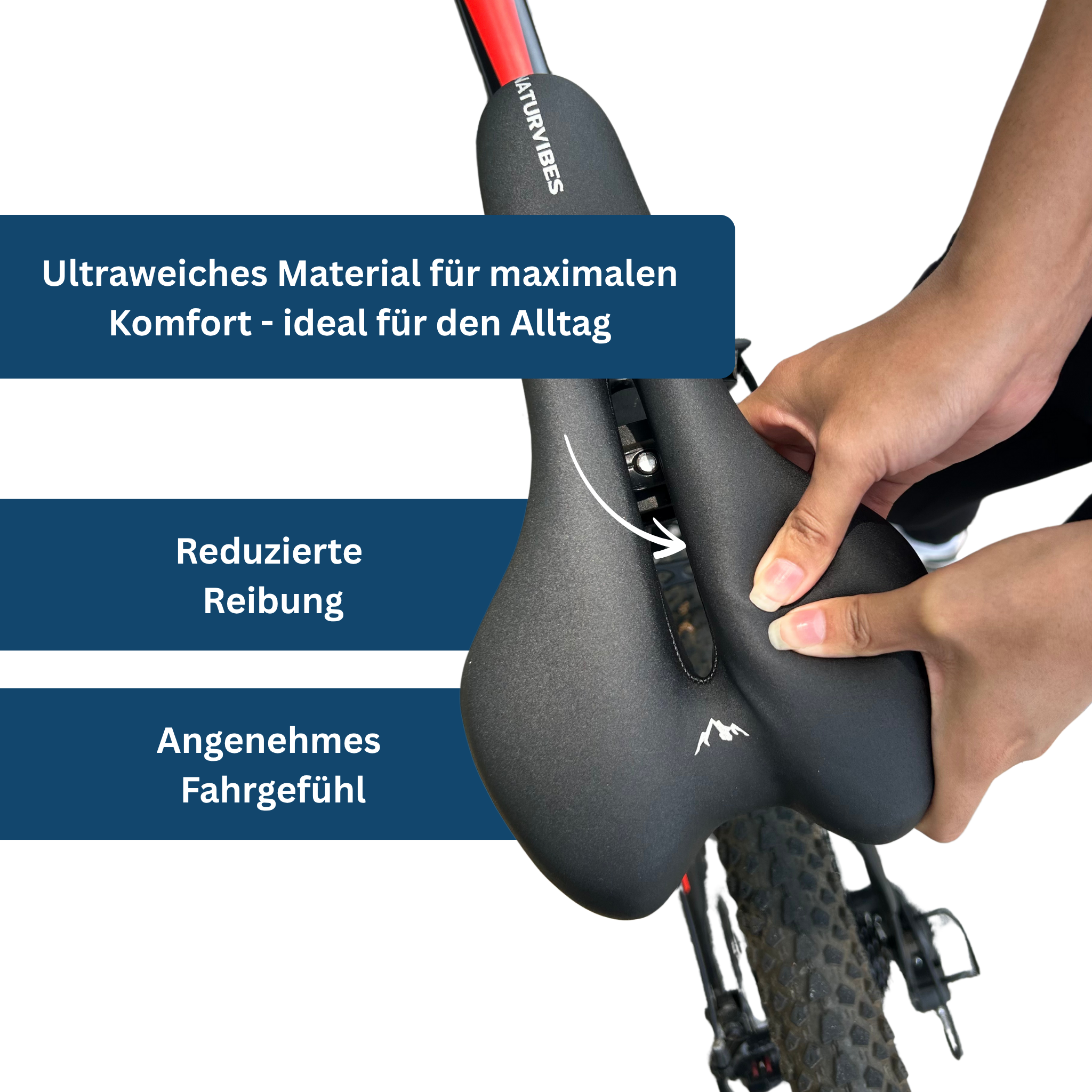 Comfortable Cushion for Cycling Saddle – Ergonomic Design
