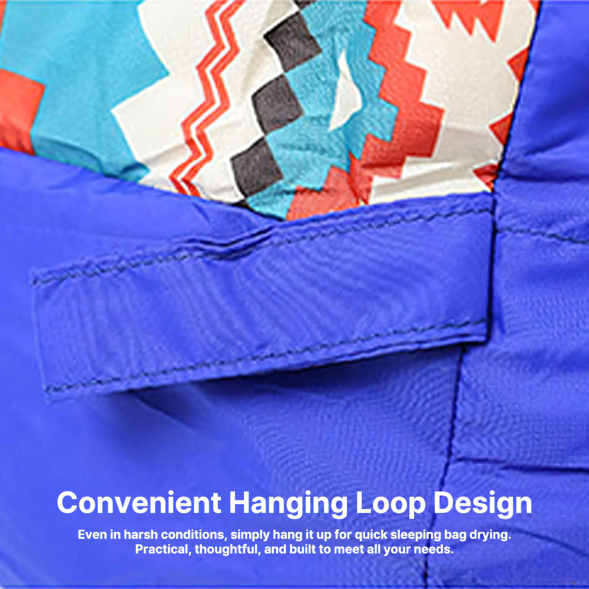 Down Sleeping Bag in Ethnic Design