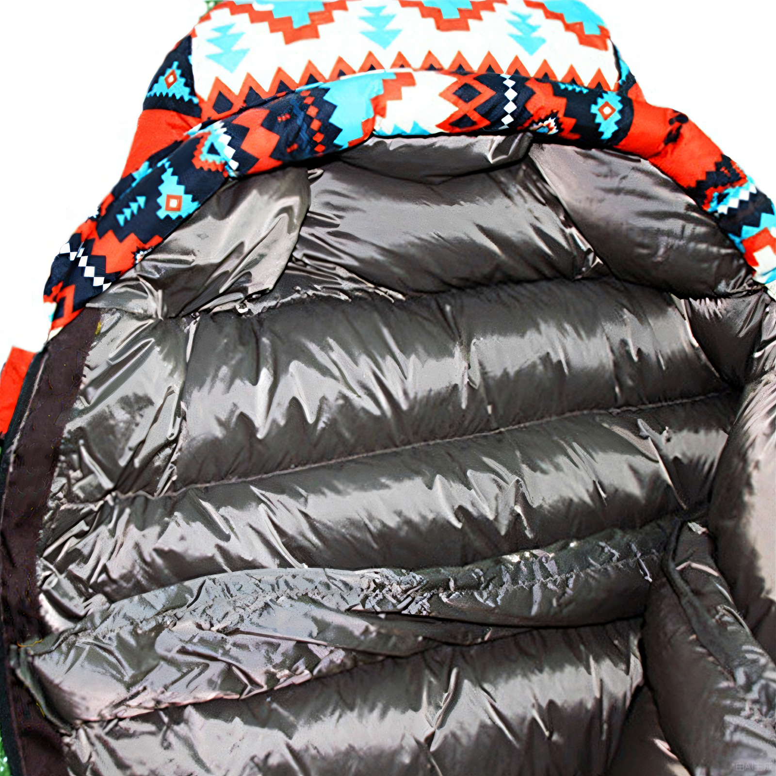 Down Sleeping Bag in Ethnic Design