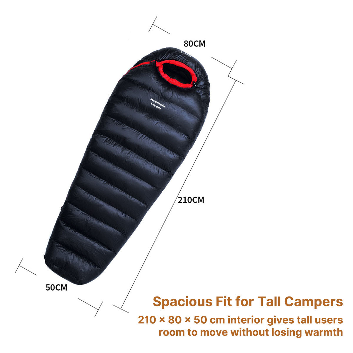 Down Mummy Sleeping Bag for Extreme Weather Conditions