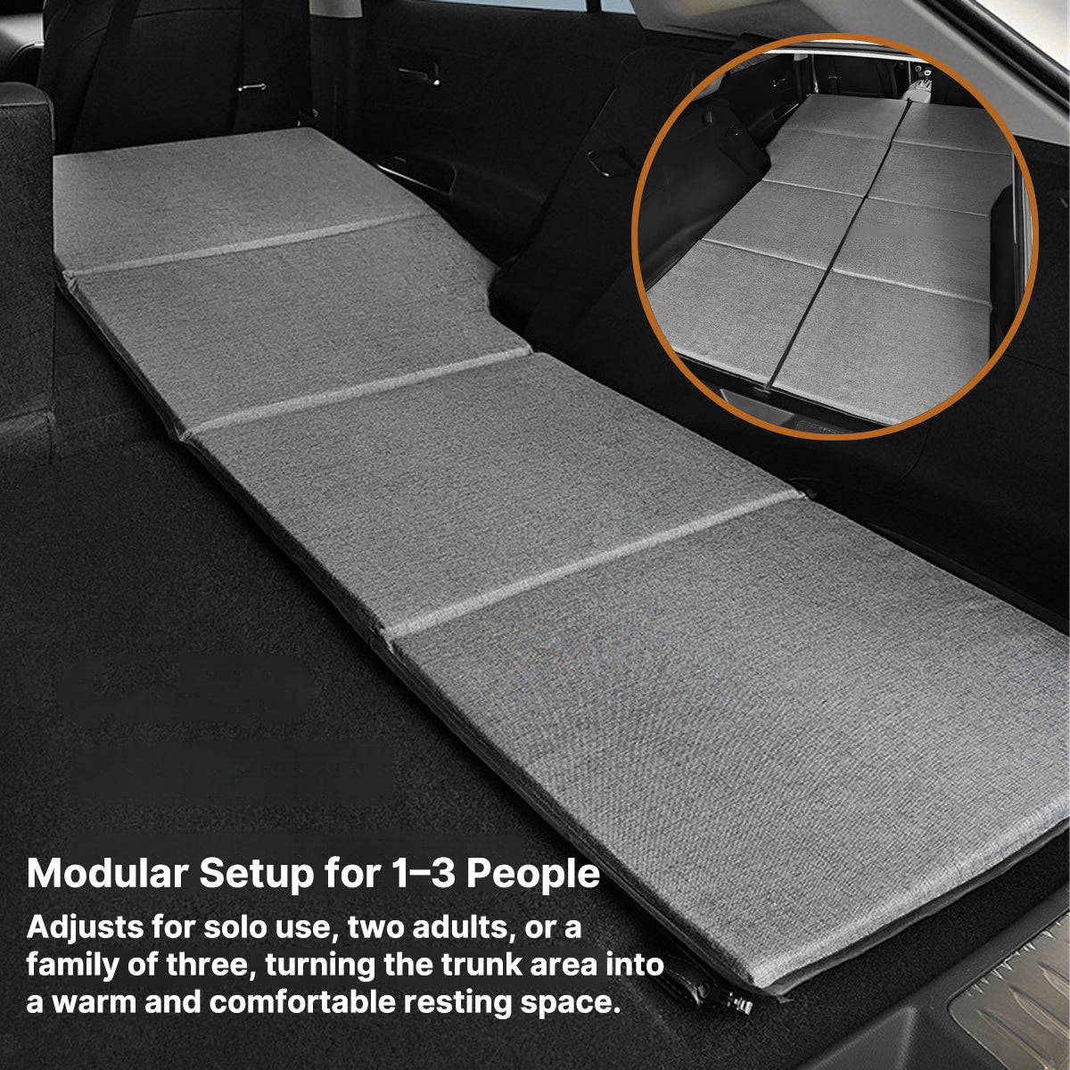 Portable Mattress for Camping and Travel in Cars