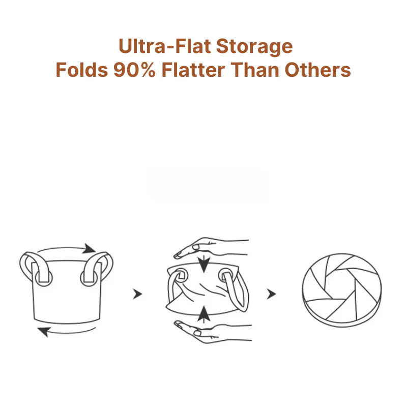 Collapsible Water Bucket for Outdoor Activities