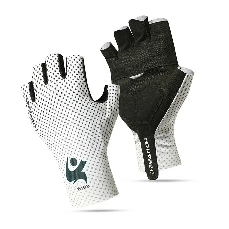 Shock-Absorbing Half-Finger Gloves for Cycling