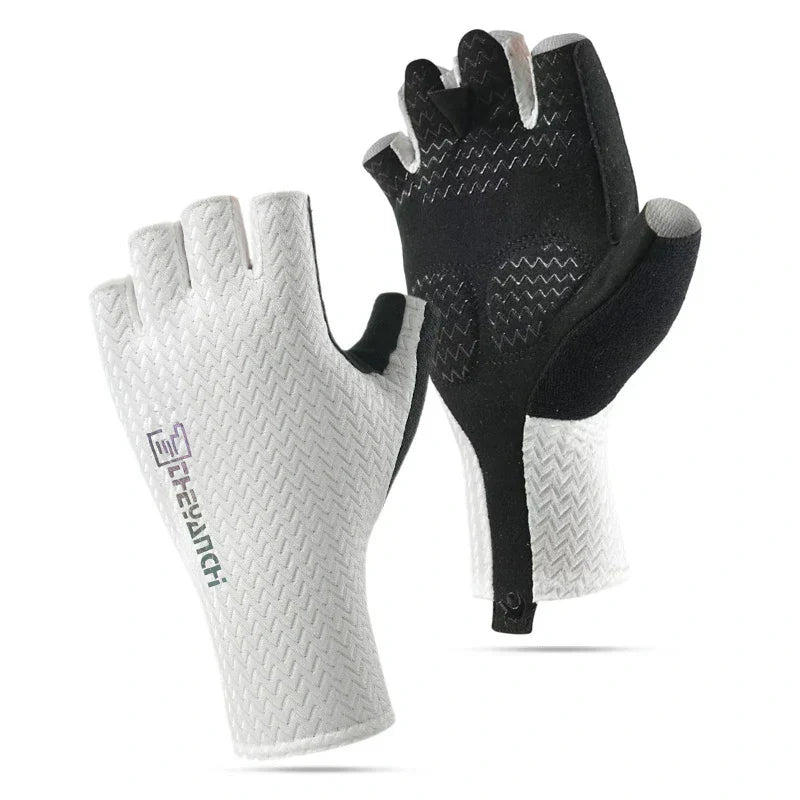 Shock-Absorbing Half-Finger Gloves for Cycling