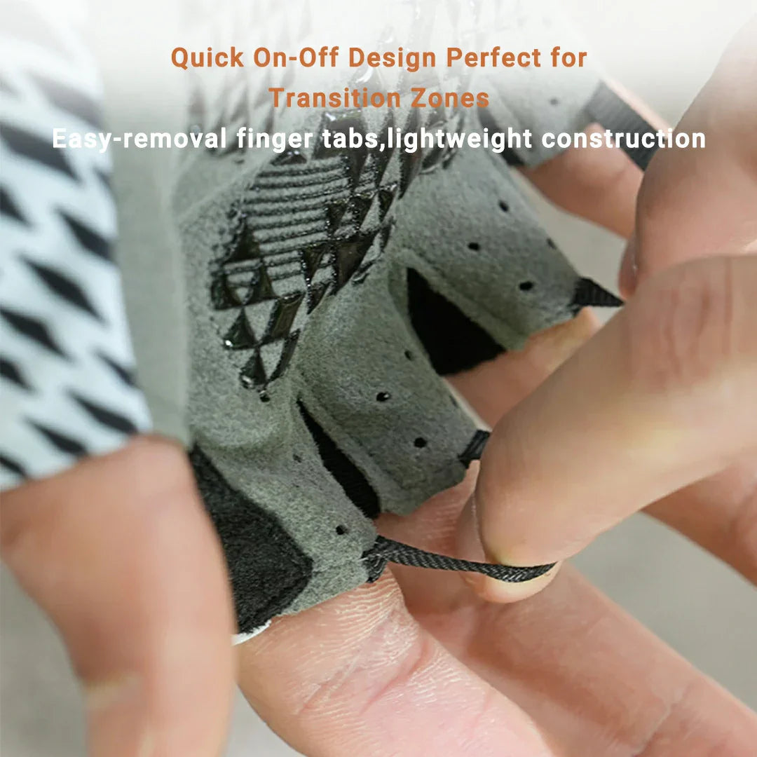 Shock-Absorbing Half-Finger Gloves for Cycling
