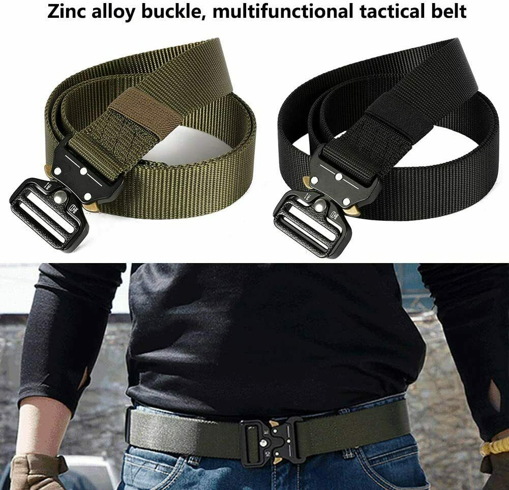 Tactical Belt with Quick Release – Heavy Duty Design