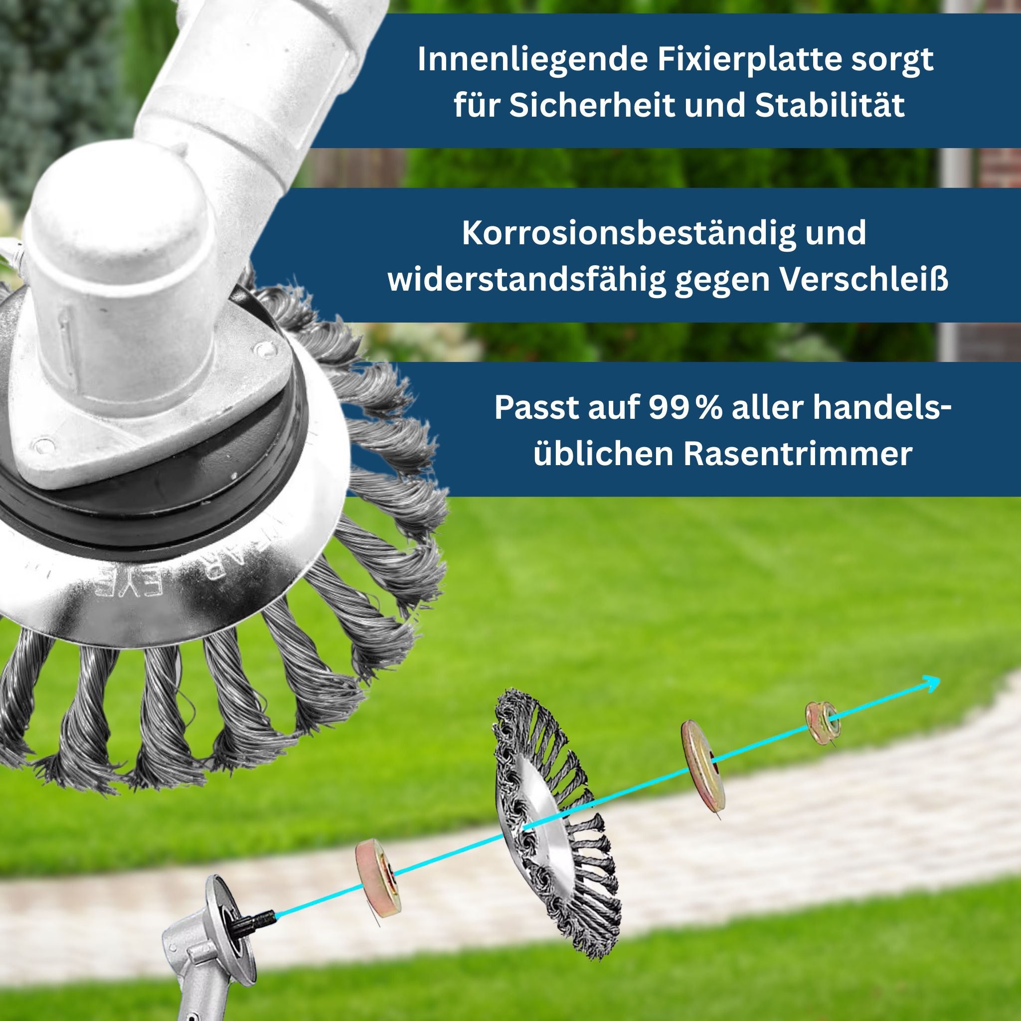 Durable Lawn Edger for Tough Grass Cutting