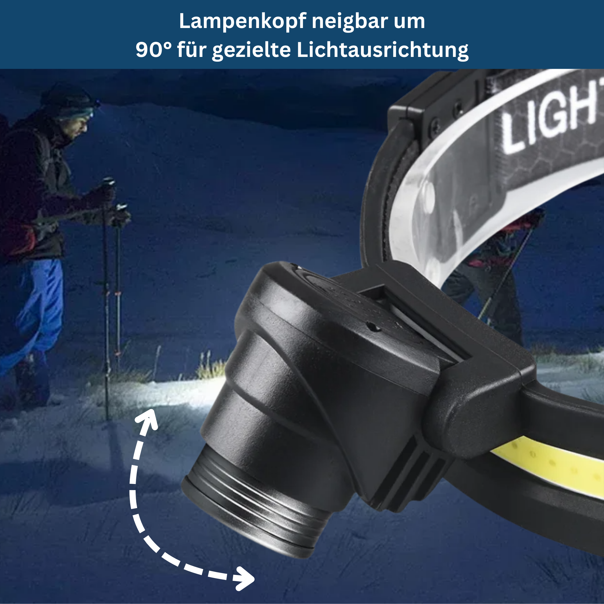 LED Headlamp for Outdoor Use