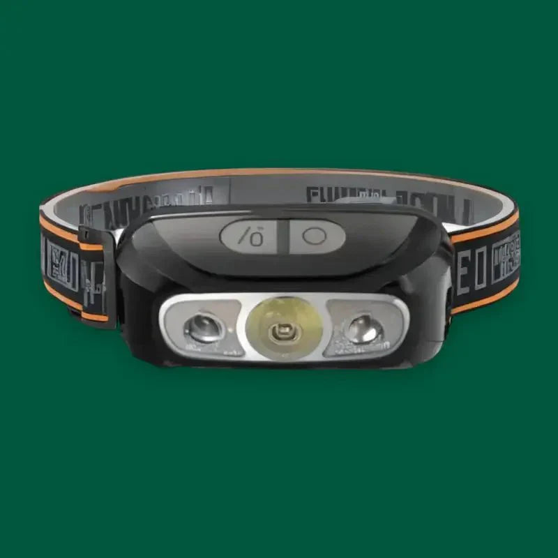 LED Headlamp with Motion Sensor for Outdoor Use