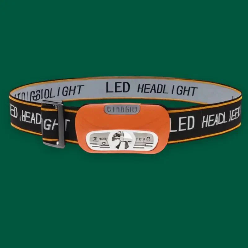 LED Headlamp with Motion Sensor for Outdoor Use