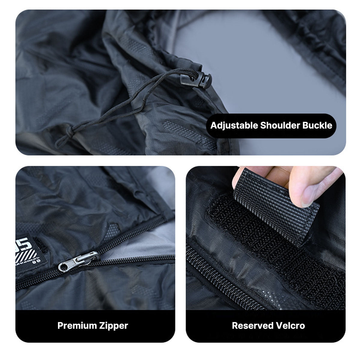 Lightweight Wide Camping Sleeping Bag for All Seasons
