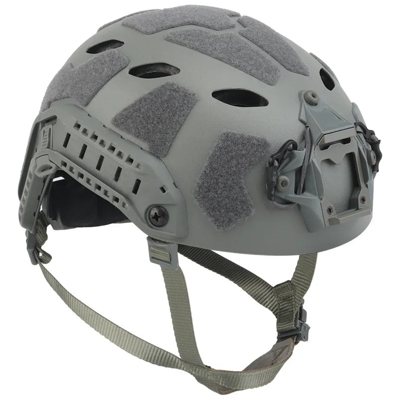 Tactical Helmet with Side Rails and NVG Mount – Lightweight Design