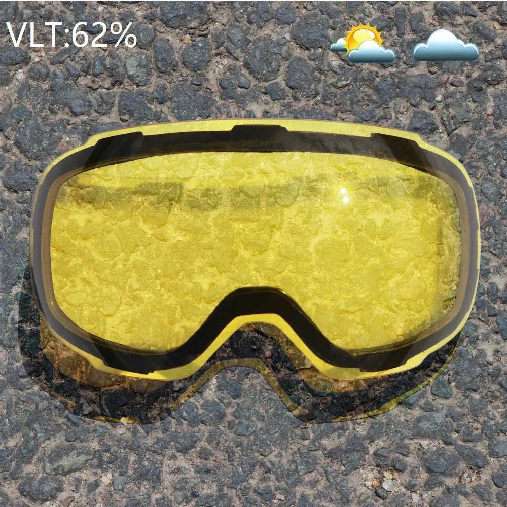 UV400 Protective Ski Goggles with Magnetic Quick-Change System