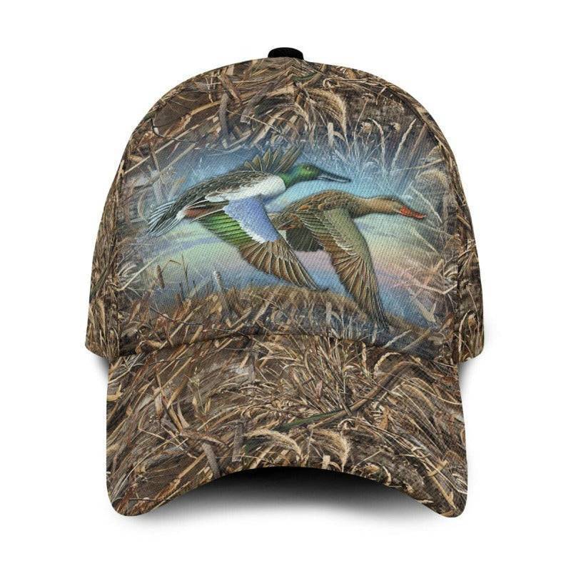 Baseball Cap with Camo Design for Mallard Duck Hunting
