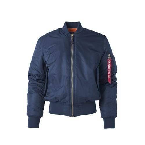 Flight Bomber Jacket in Military Design