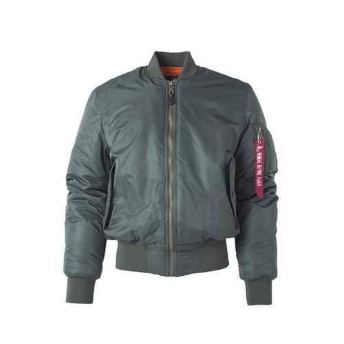 Flight Bomber Jacket in Military Design