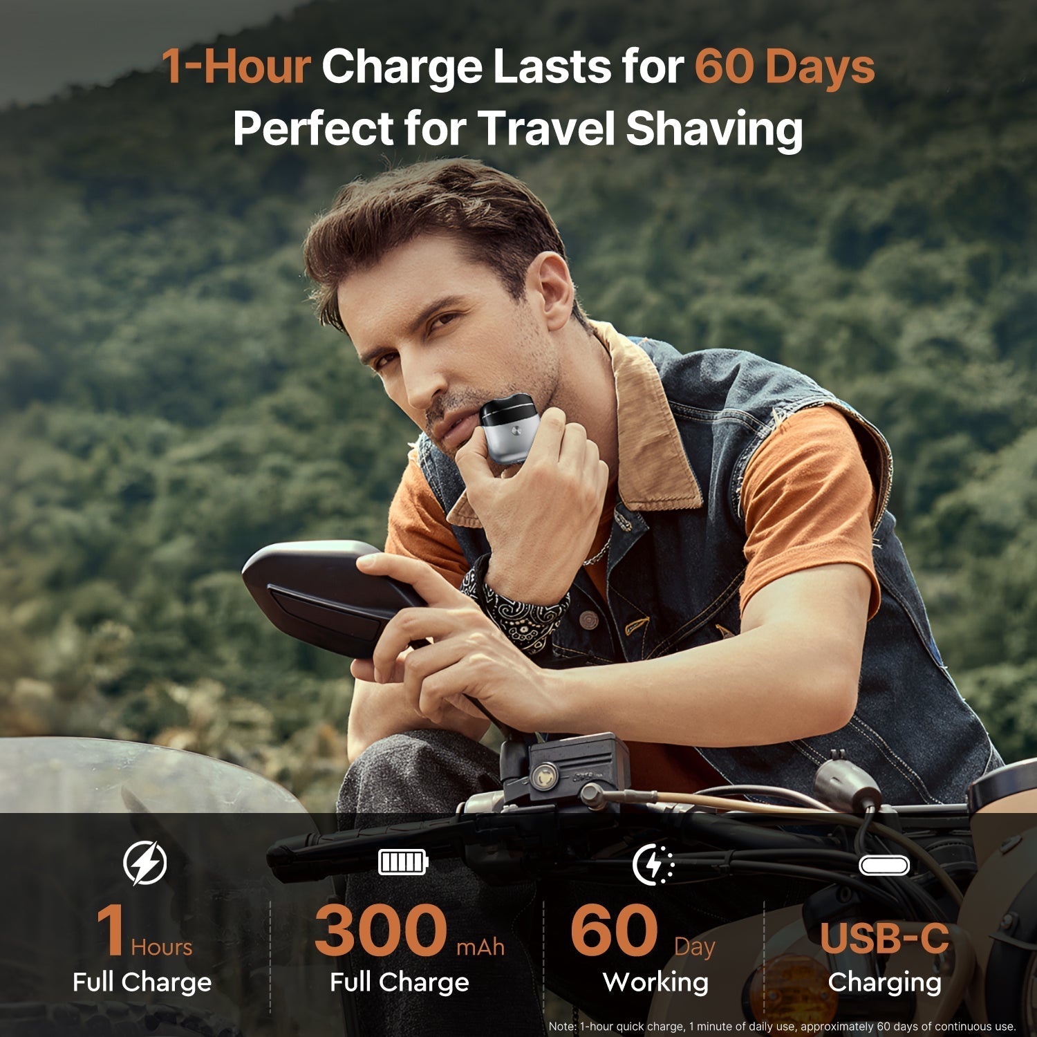 Compact Electric Razor for Travel