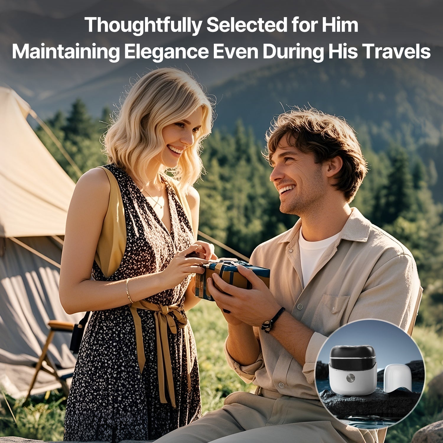 Compact Electric Razor for Travel