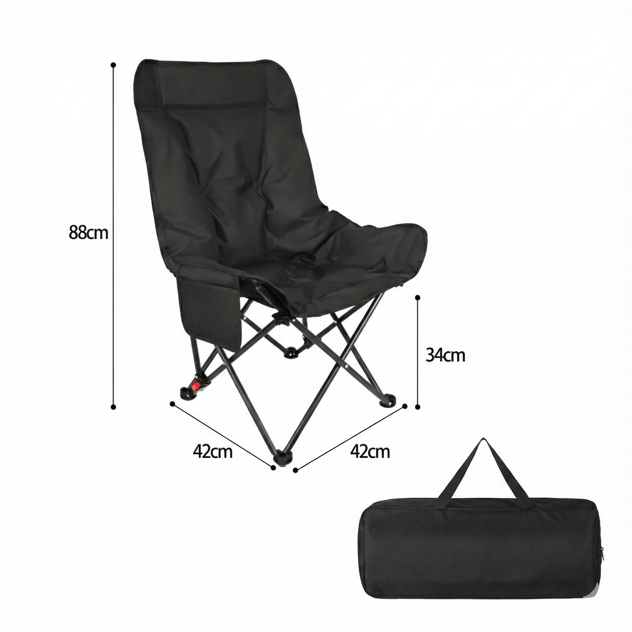 Adjustable Leg Rest Moon Chair for Relaxation and Comfort