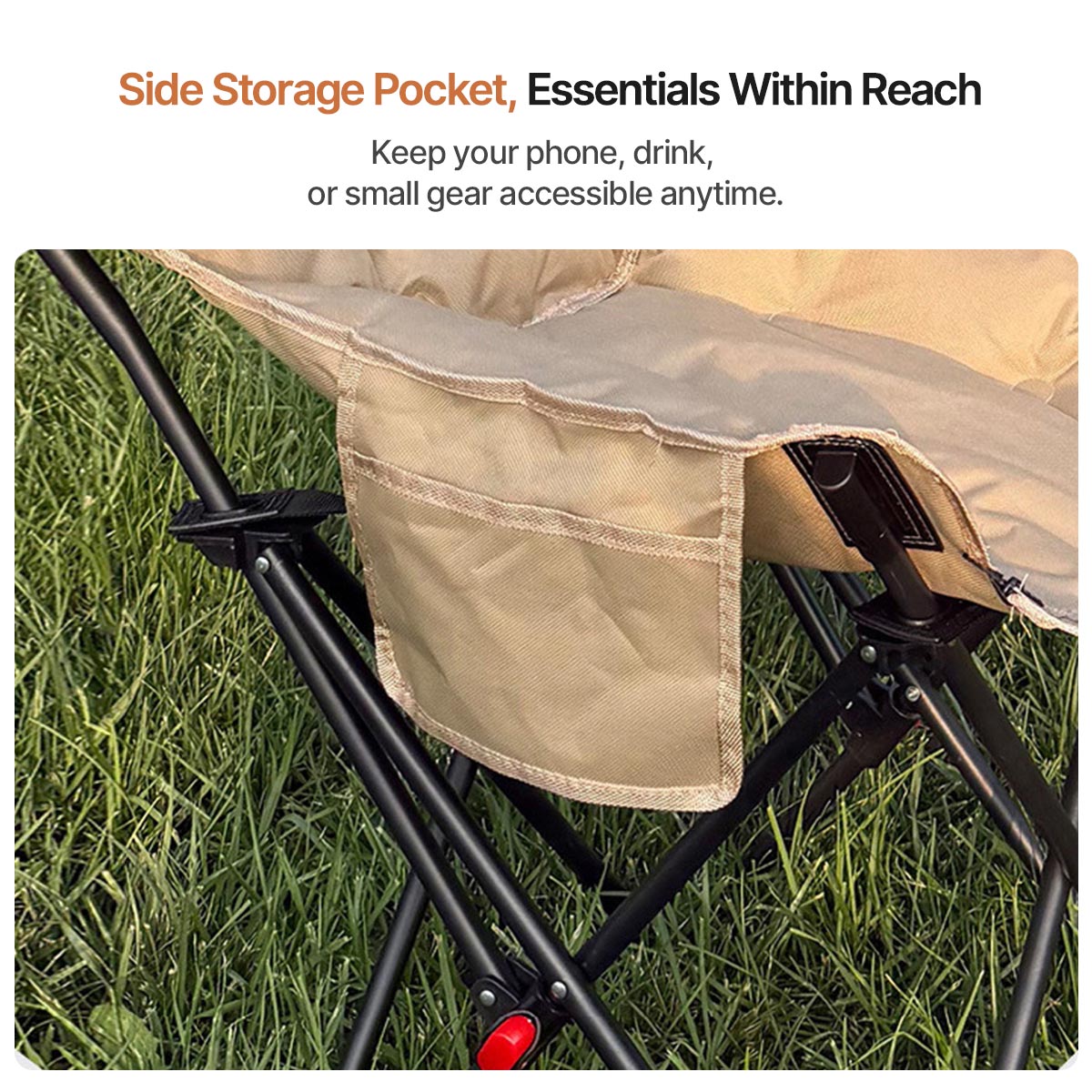 Adjustable Leg Rest Moon Chair for Relaxation and Comfort