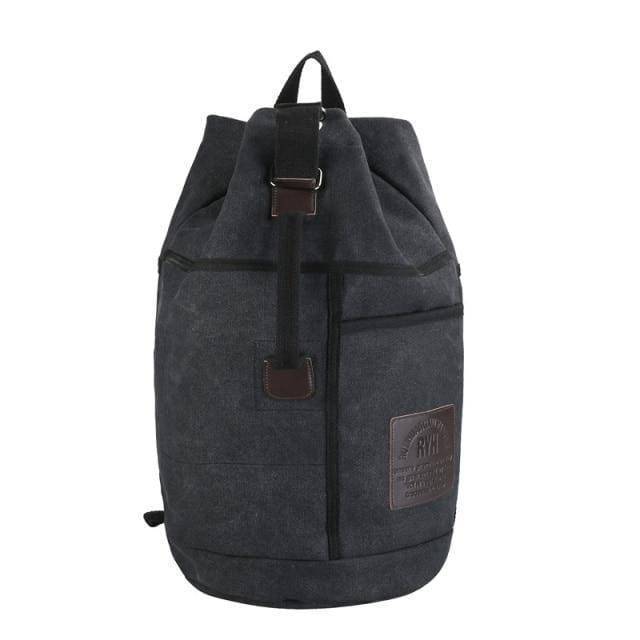 Canvas Hiking Backpack for Outdoors with Drawstring Fastening