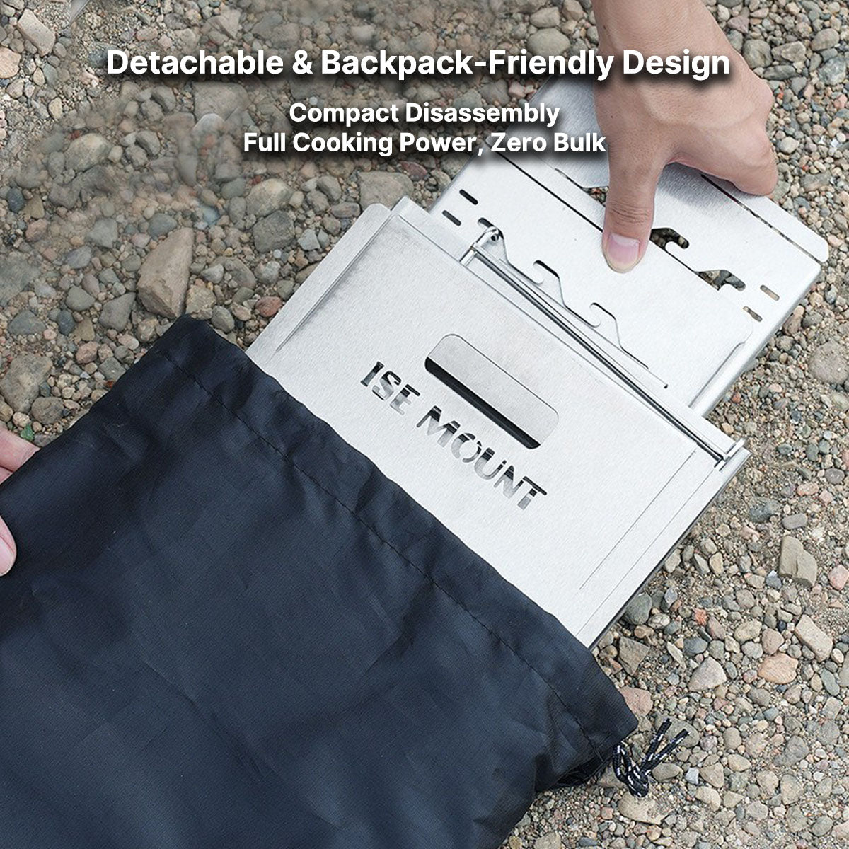 Versatile Charcoal Grill and Camping Stove for Outdoor Cooking