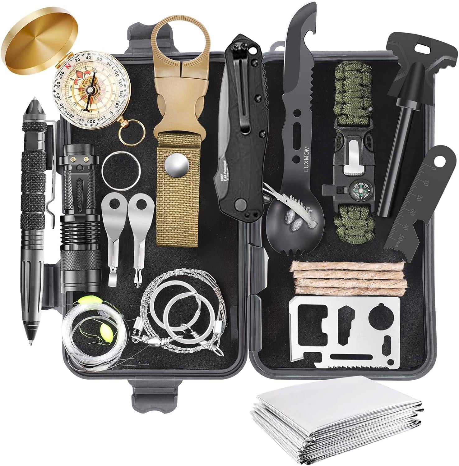 Survival Gear Kit for Outdoor Emergencies