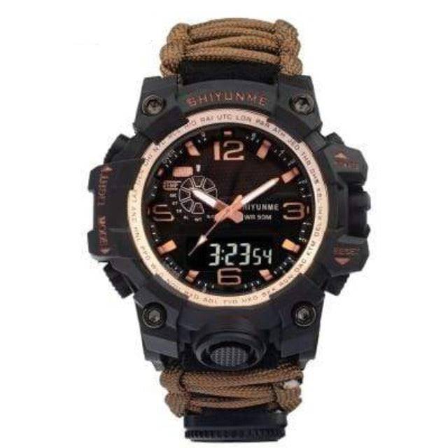 Digital Quartz Watch for Outdoor and Military Use
