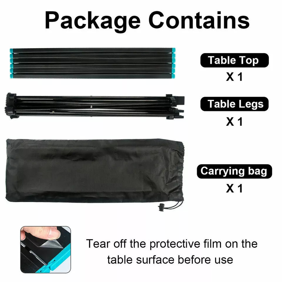 Portable Lightweight Camping Table - Folding Design for Outdoors