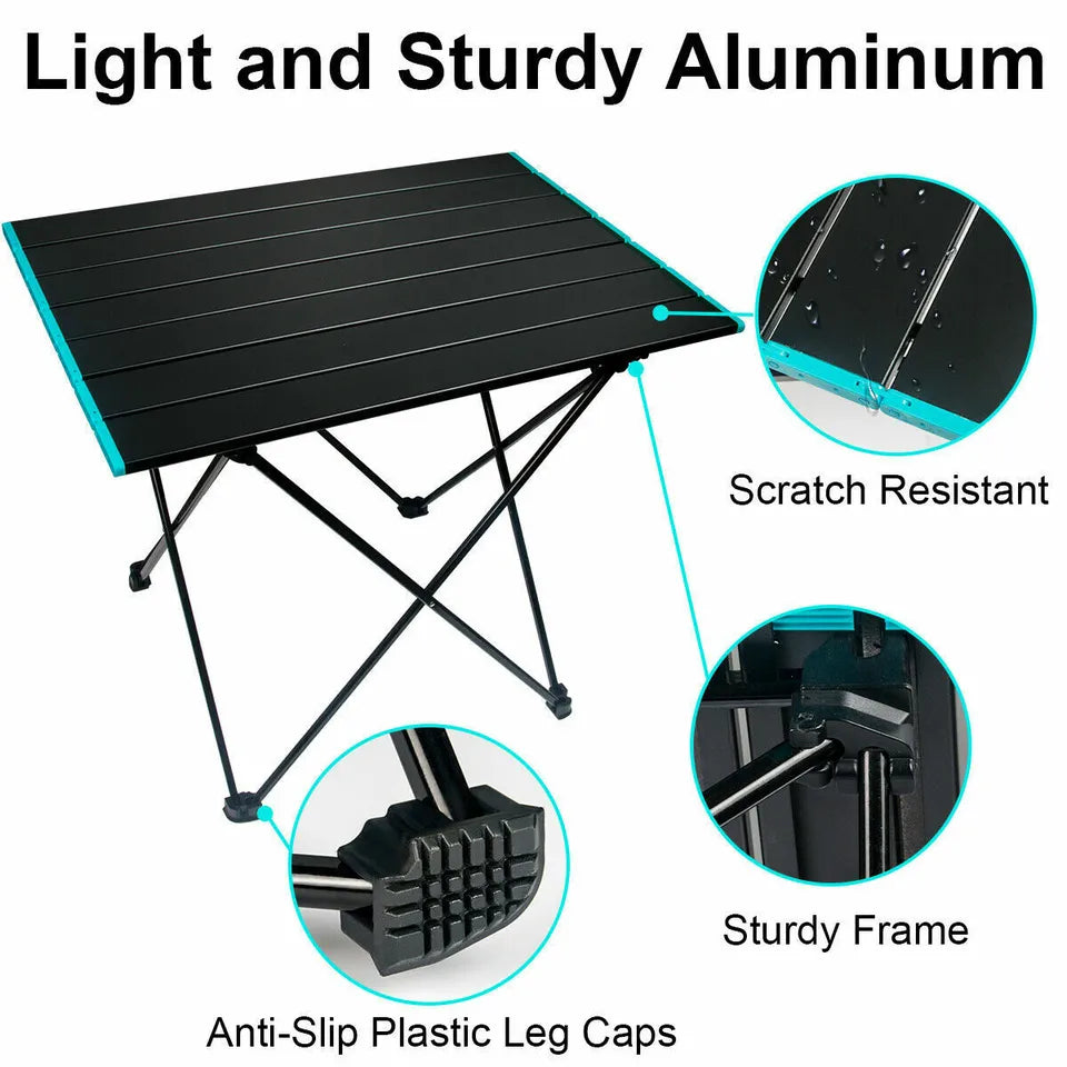 Portable Lightweight Camping Table - Folding Design for Outdoors