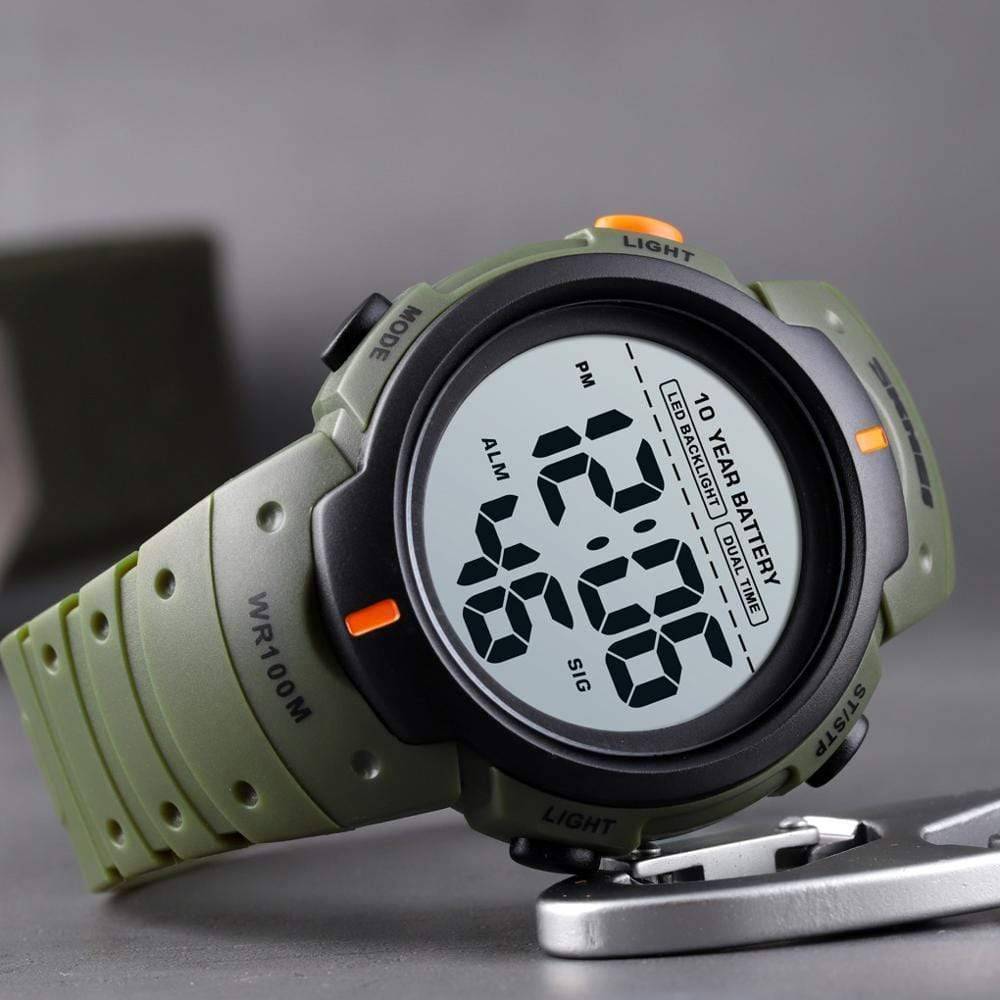 Waterproof Digital Watch for Outdoor Sports - Sturdy and Reliable