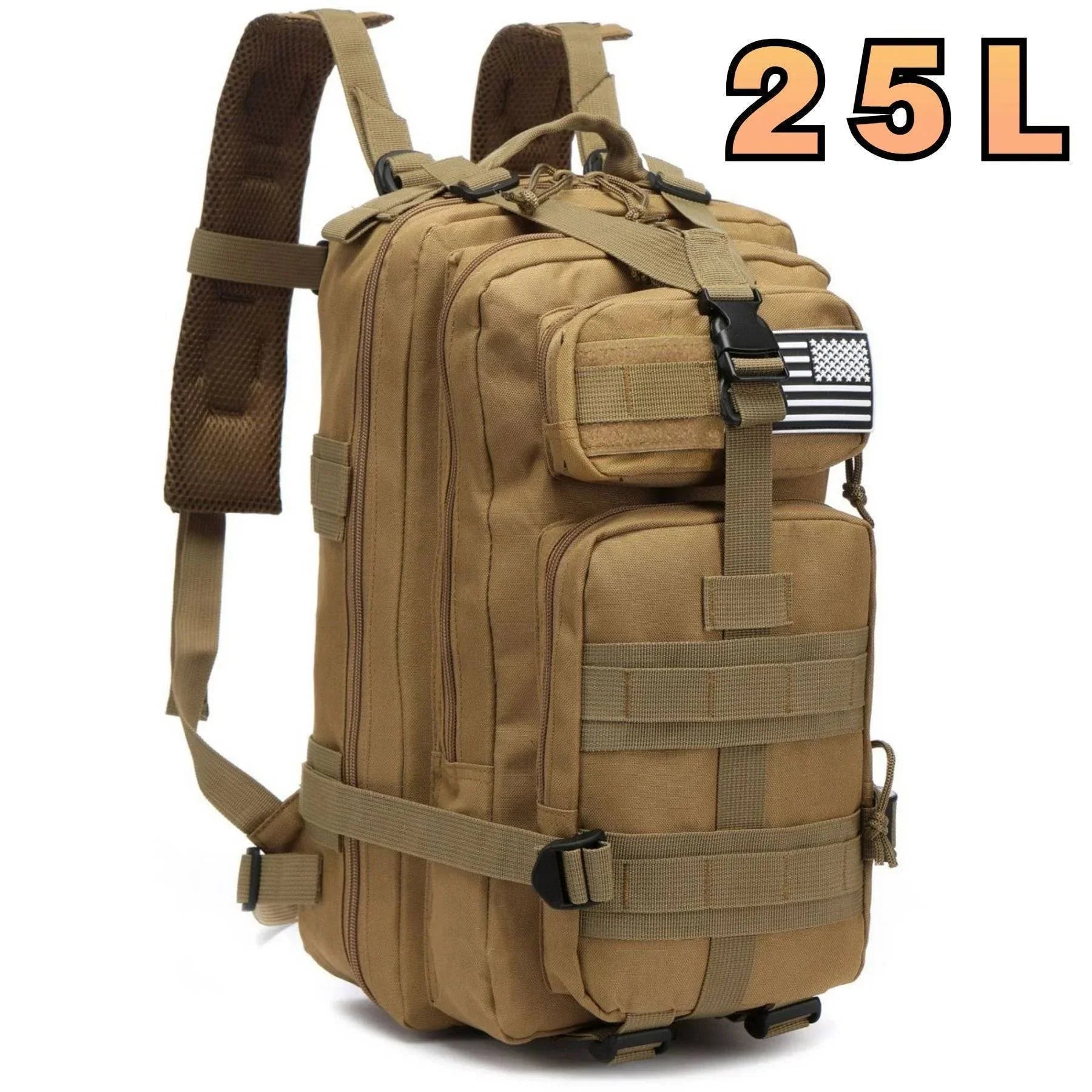 Trekking Backpack for Camping and Hiking - Outdoor Tactical Gear