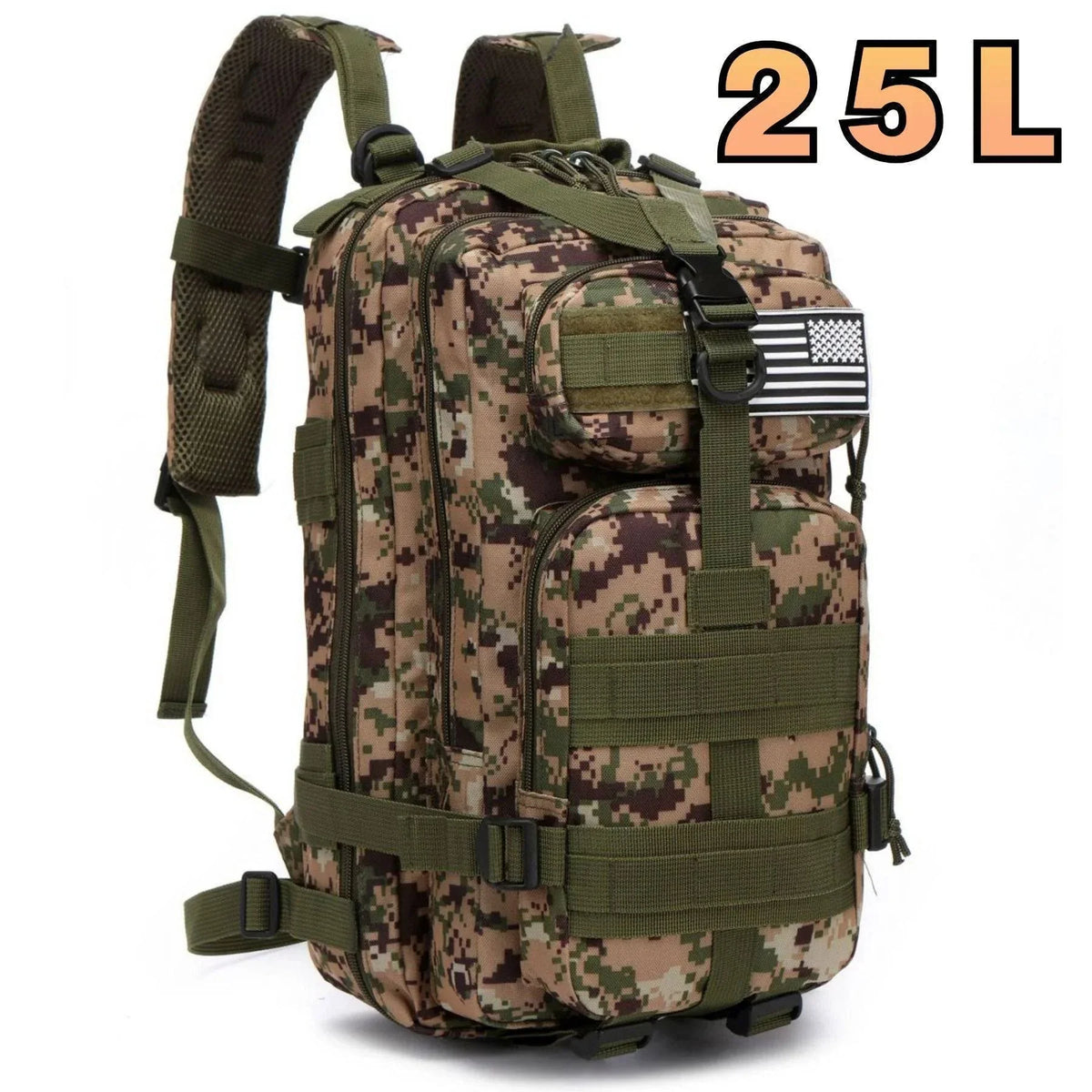Trekking Backpack for Camping and Hiking - Outdoor Tactical Gear