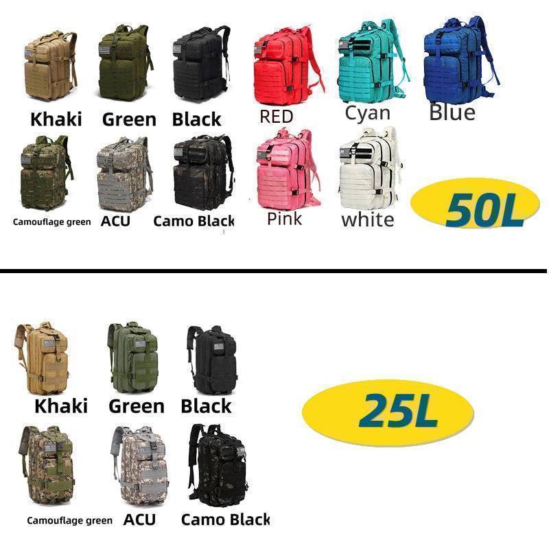 Trekking Backpack for Camping and Hiking - Outdoor Tactical Gear