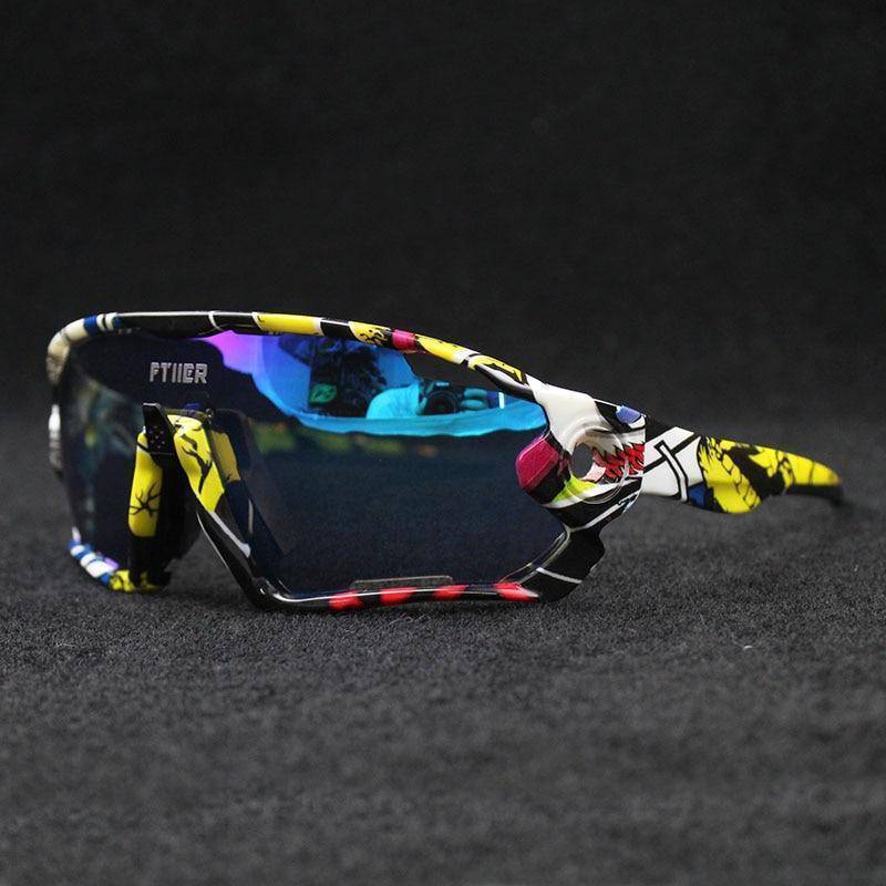 Outdoor Sports Sunglasses with UV400 Photochromic Lenses
